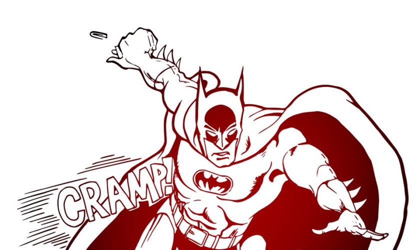 batman with tampons
